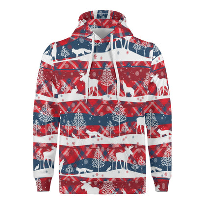 Mens All Over Print Hoodie