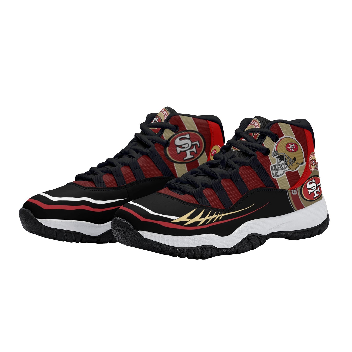 Mens High Top Retro Basketball Sneakers