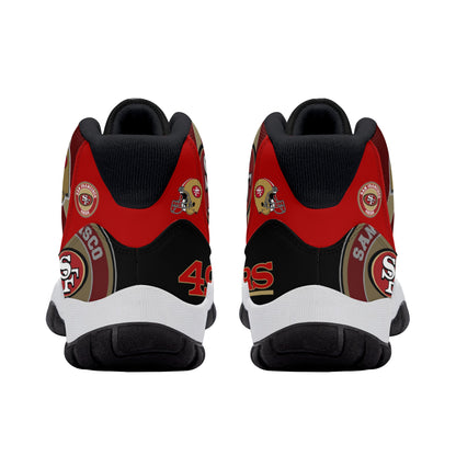 Mens High Top Retro Basketball Sneakers