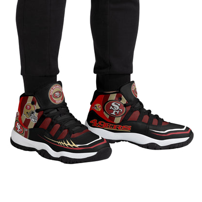 Mens High Top Retro Basketball Sneakers