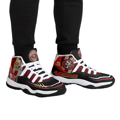 Mens High Top Retro Basketball Sneakers