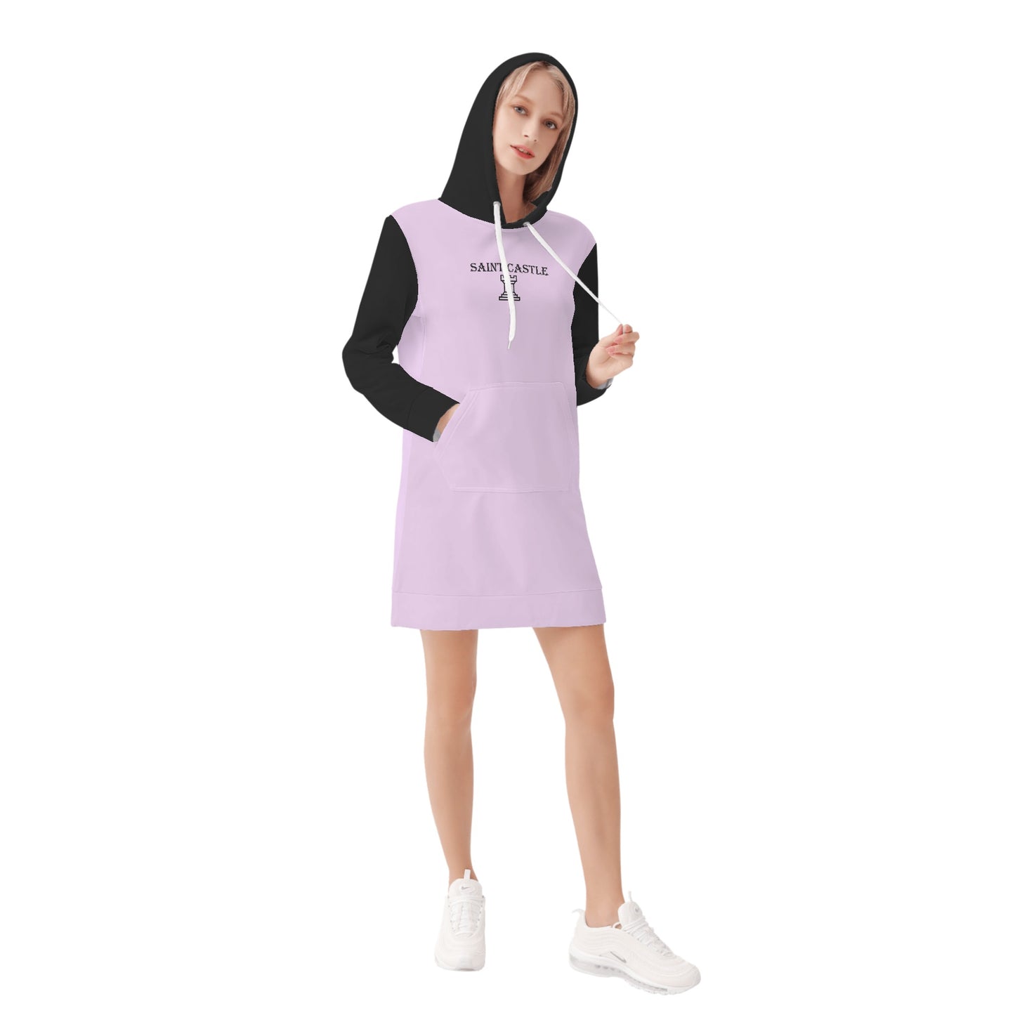 St. Castle Womens Hoodie Dress 1