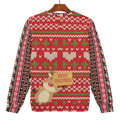 Womens All Over Print Ugly Sweater St.Castle