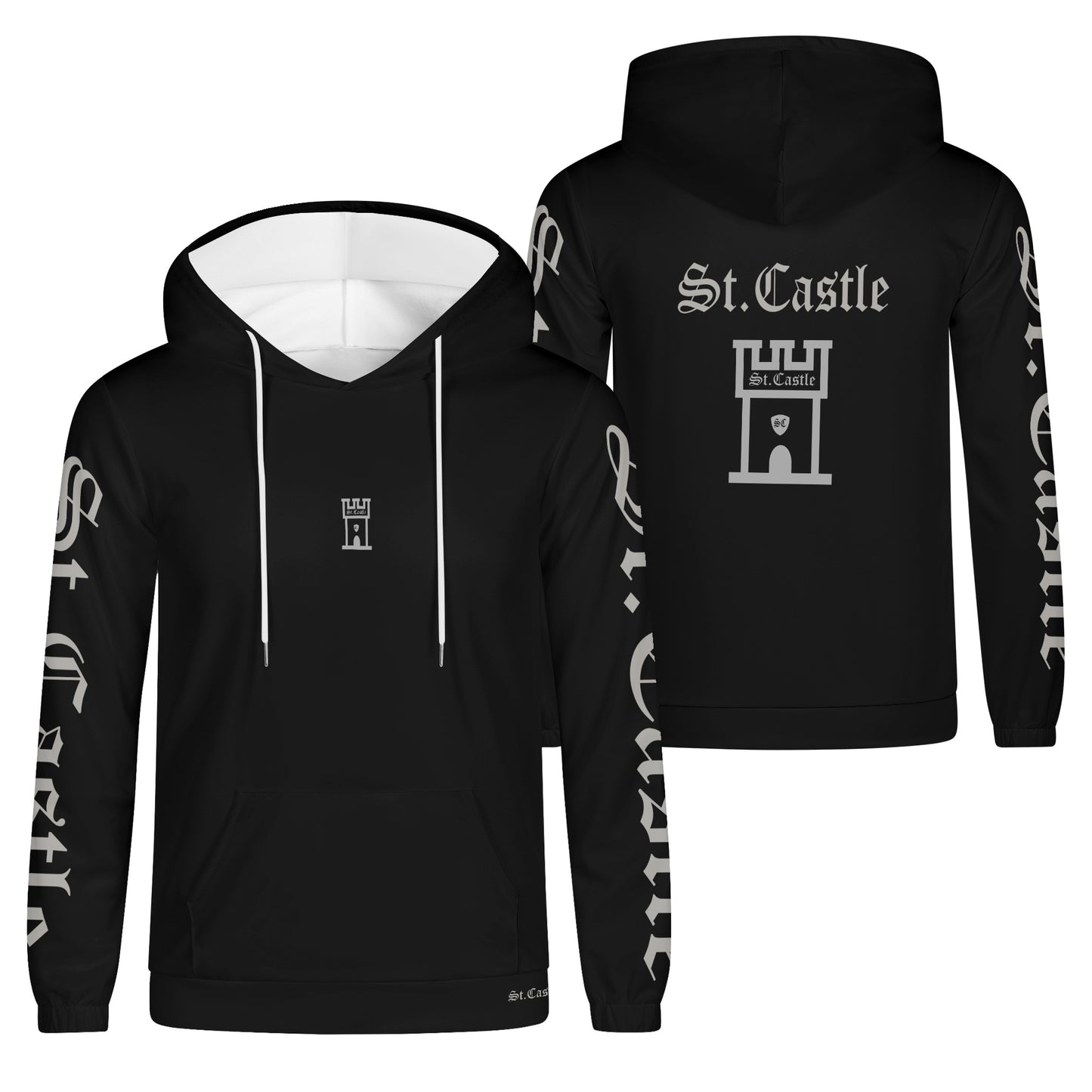 St.Castle Mens Lightweight  Hoodie Sweatshirt