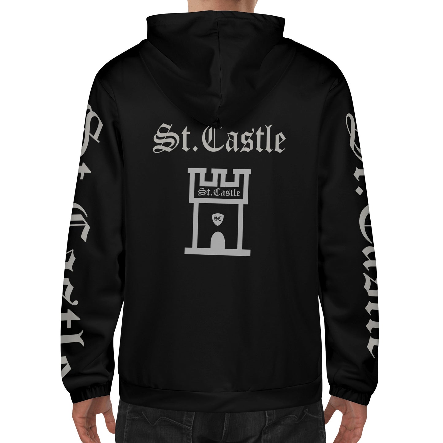 St.Castle Mens Lightweight  Hoodie Sweatshirt