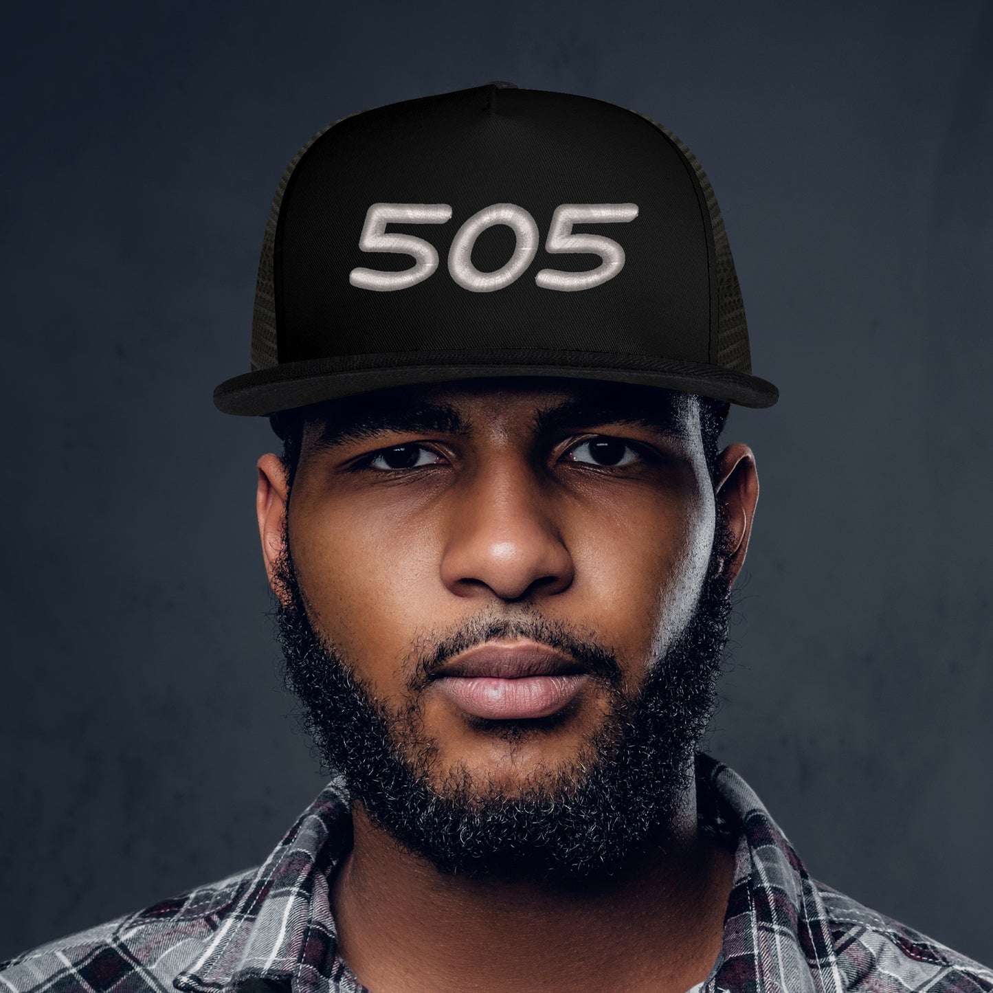 Embroidered Front  Mesh Hip-hop Hats