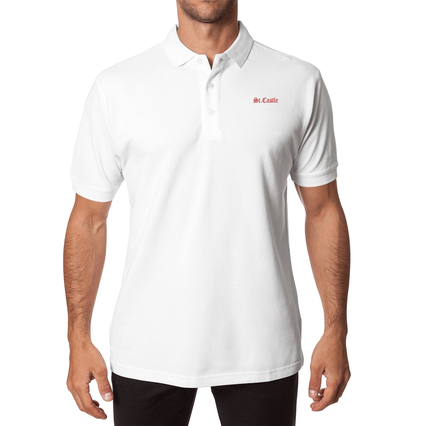 Cotton Polo Shirt With Logo St castle