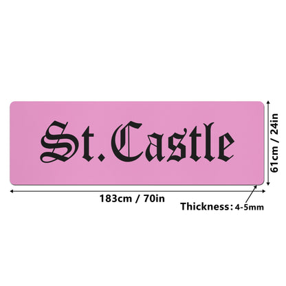 4mm Rubber Yoga Mat St. Castle