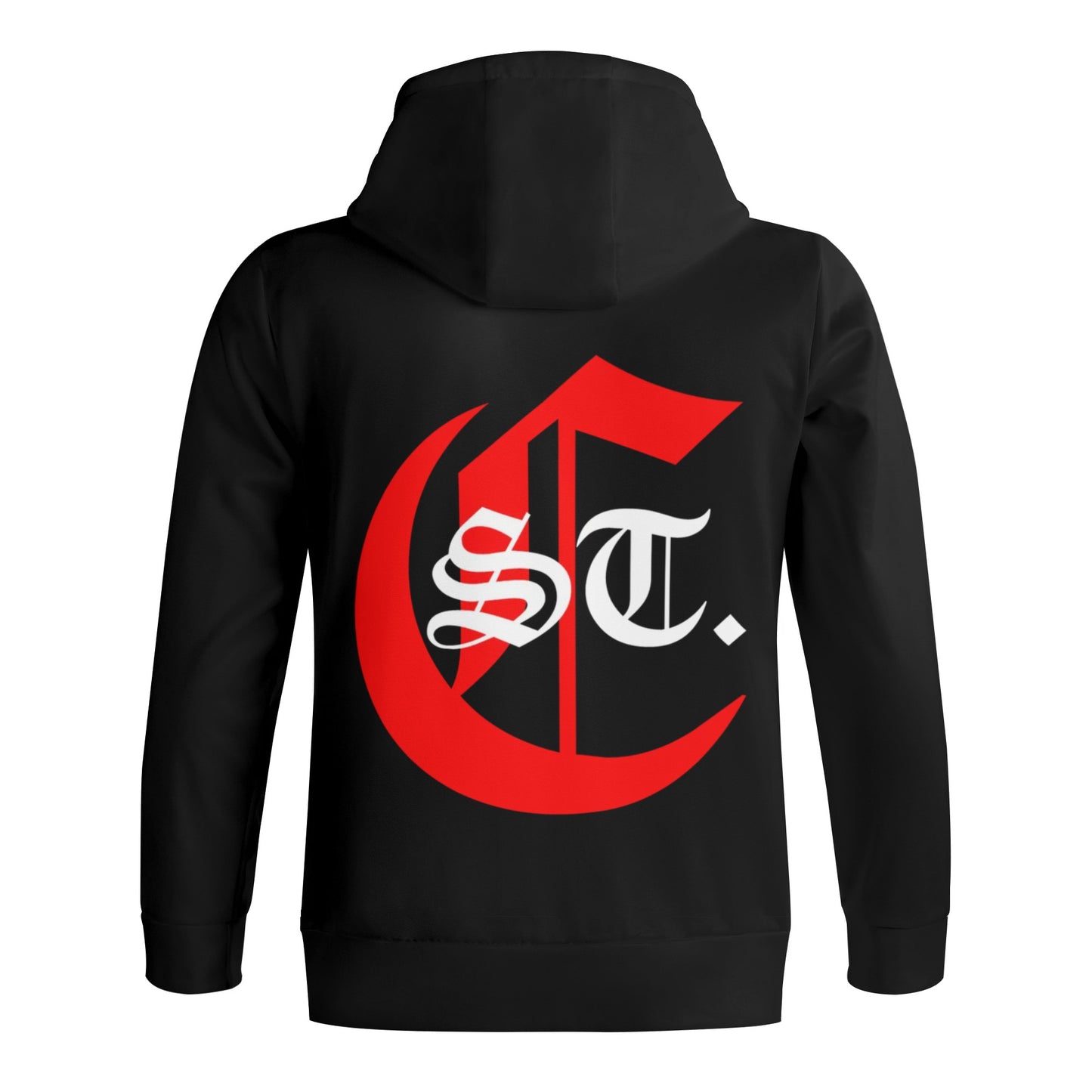 Adult Full Zip Turtleneck Hoodie Streetwear