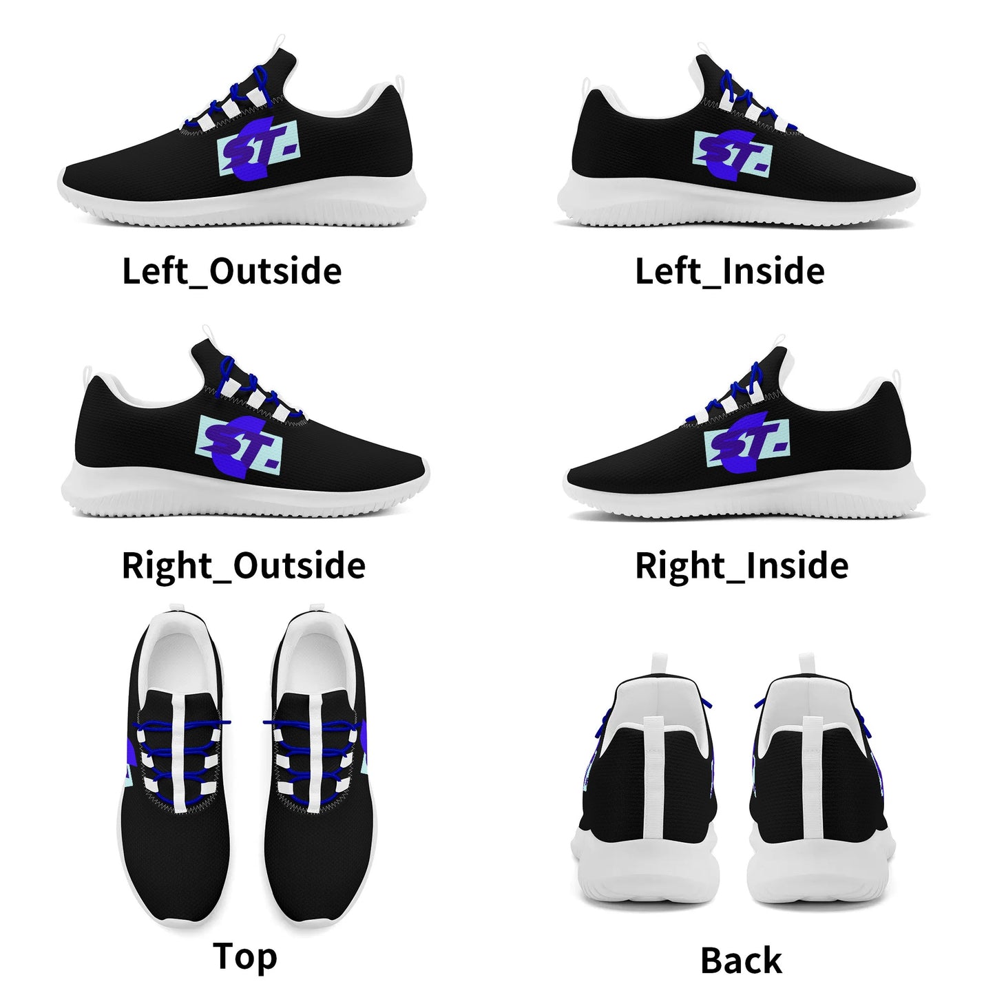 Womens New Lace Up Front Running Shoes