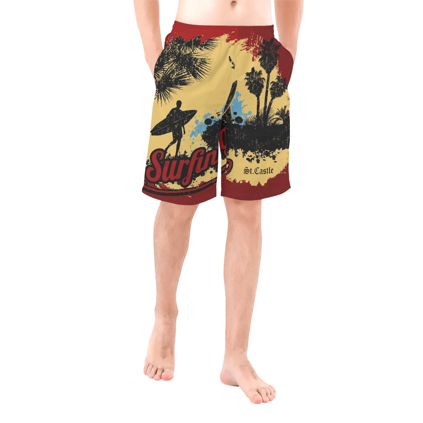 Mens All Over Print Board Shorts