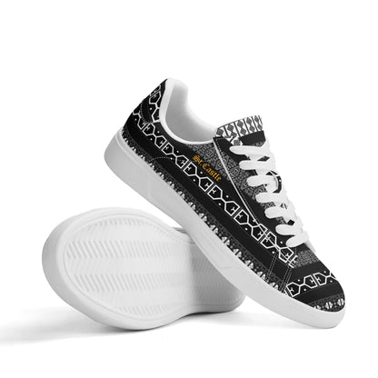 Adult Lightweight Brand Low Top Leather Skateboard Shoes WIth Personalized Logo /Name