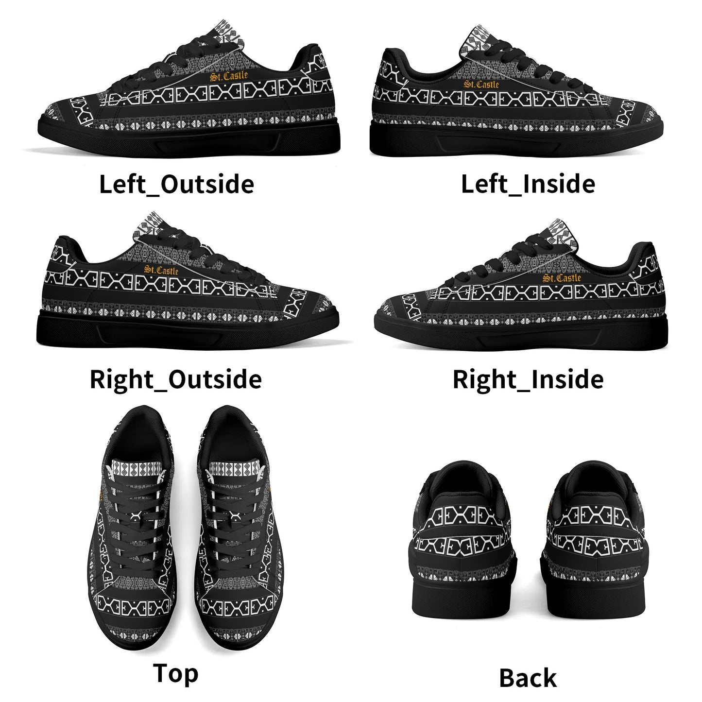 Adult Lightweight Brand Low Top Leather Skateboard Shoes WIth Personalized Logo /Name