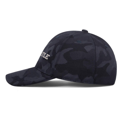 Embroidered Name/Texts Sports Camo Peaked Caps