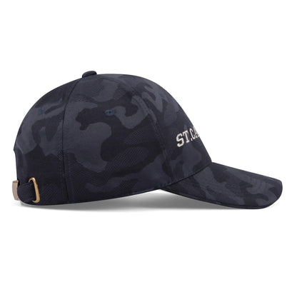 Embroidered Name/Texts Sports Camo Peaked Caps