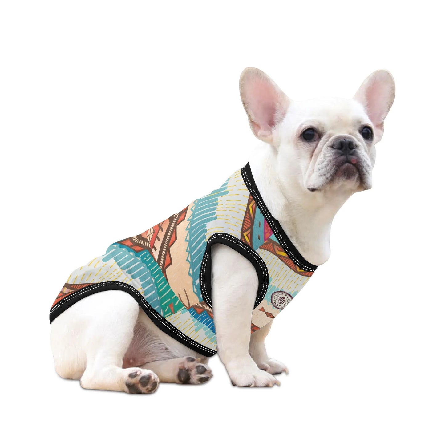 Animal Print Pet Shirt Clothing for Small Medium Dogs Cats