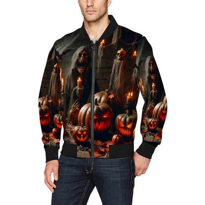 Men's All Over Print Bomber Jacket (Model H31)