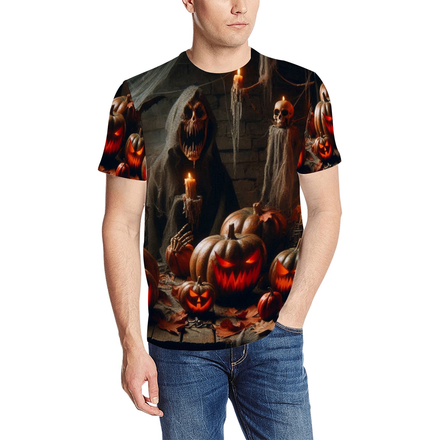 Men's All Over Print T-shirt( T63)(USA) No costume no problem