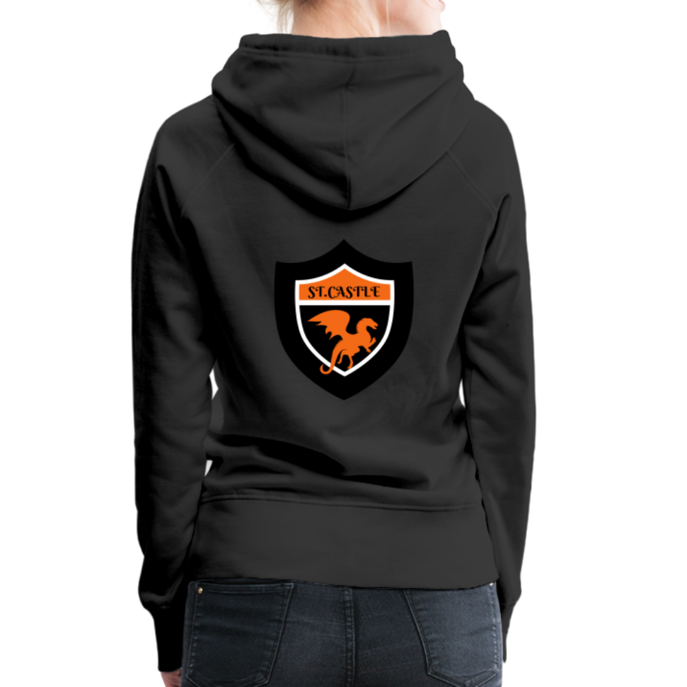 Women’s Premium Hoodie St.Castle - black