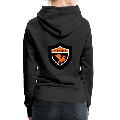 Women’s Premium Hoodie St.Castle - black