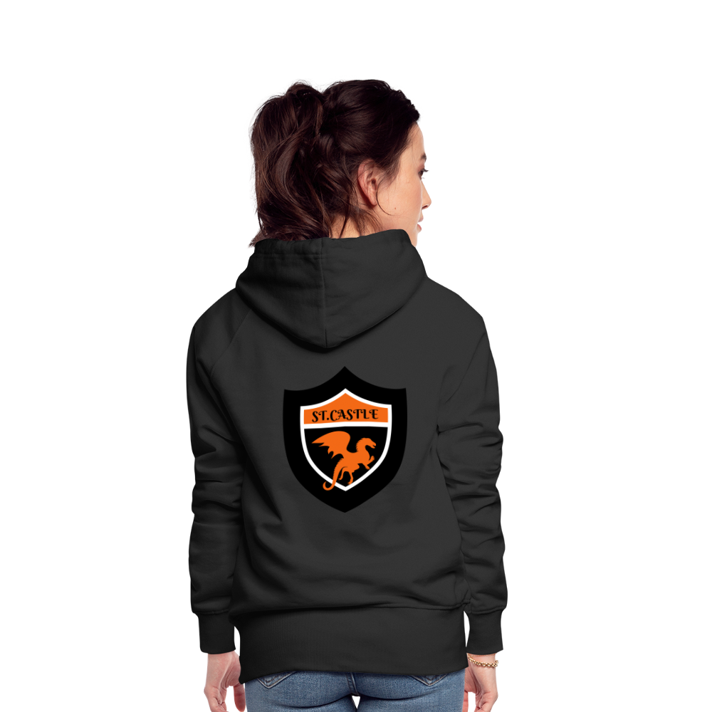 Women’s Premium Hoodie St.Castle - black