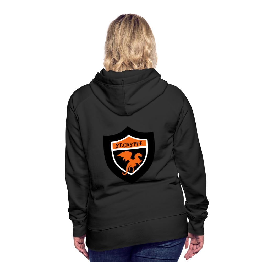 Women’s Premium Hoodie St.Castle - black