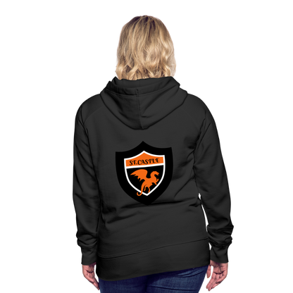 Women’s Premium Hoodie St.Castle - black