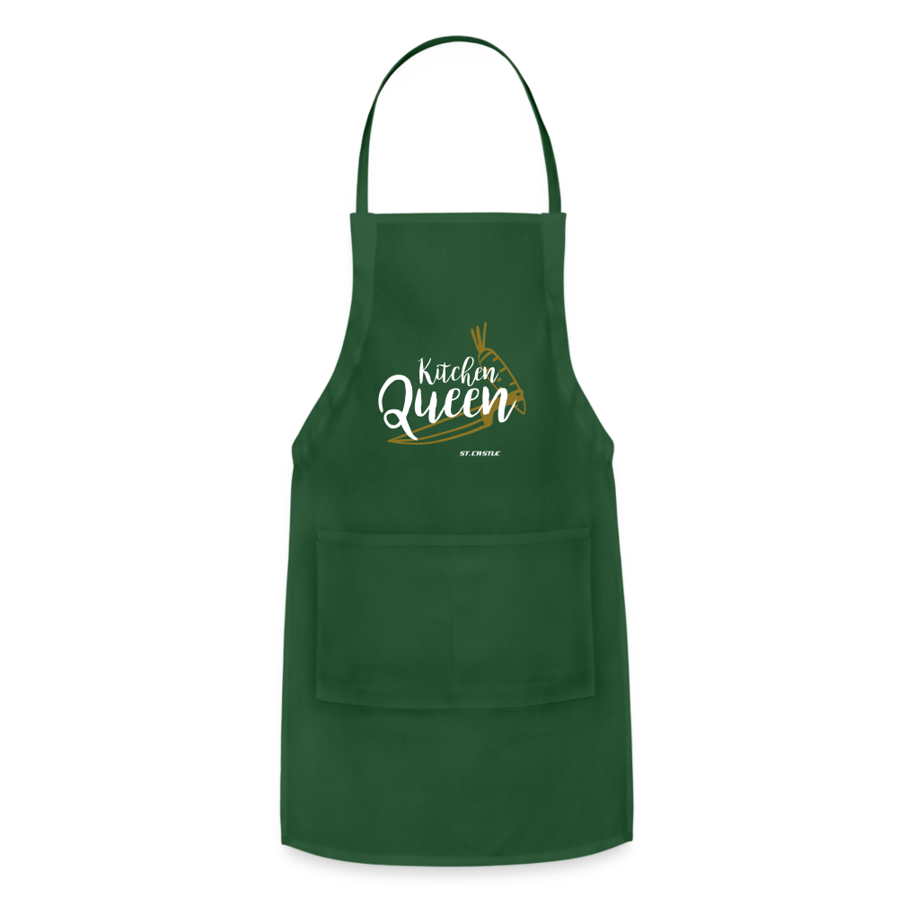 St.Castle Adjustable Apron - forest green