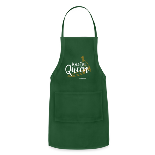 St.Castle Adjustable Apron - forest green