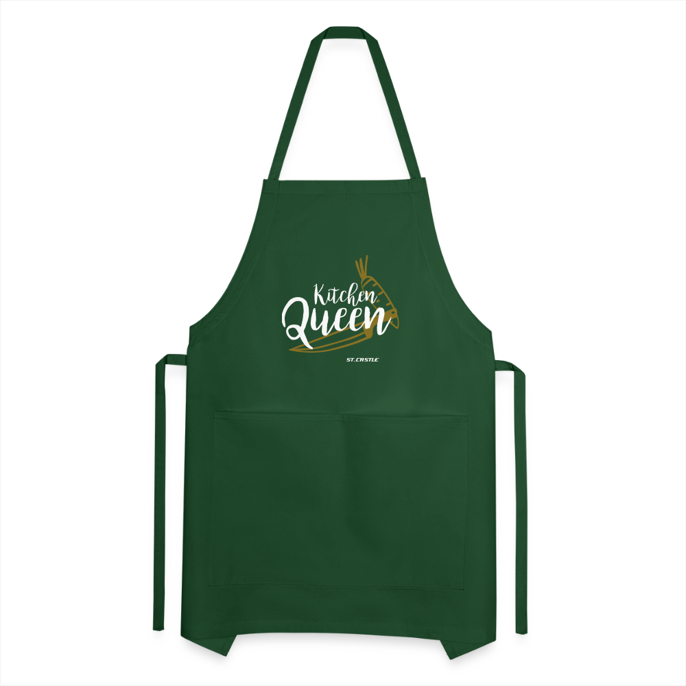 St.Castle Adjustable Apron - forest green