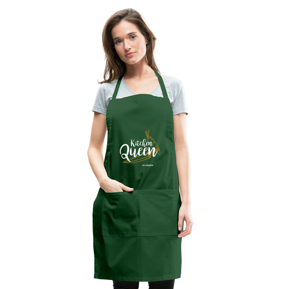 St.Castle Adjustable Apron - forest green