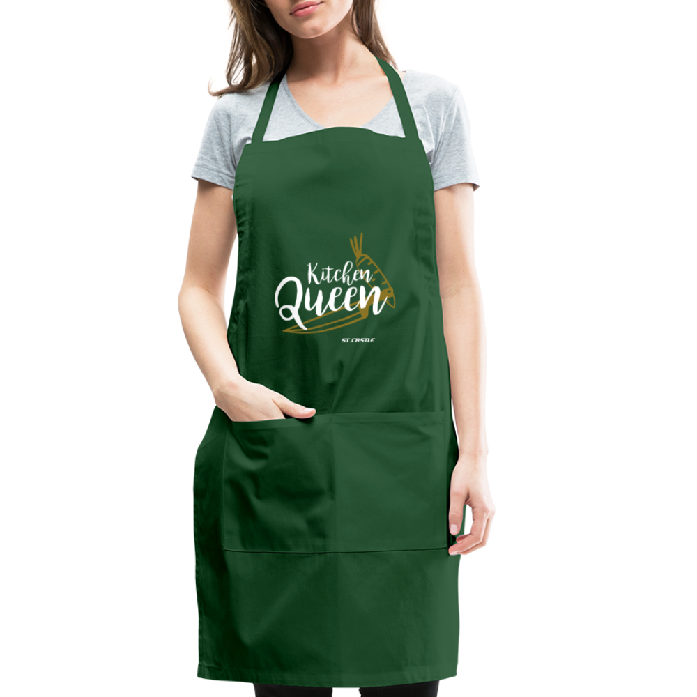 St.Castle Adjustable Apron - forest green