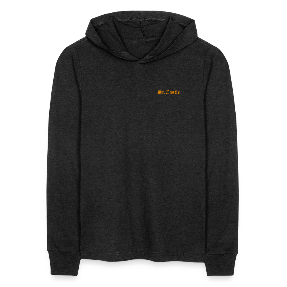 St Castle Unisex Long Sleeve Hoodie Shirt - heather black