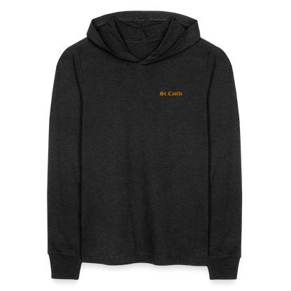 St Castle Unisex Long Sleeve Hoodie Shirt - heather black