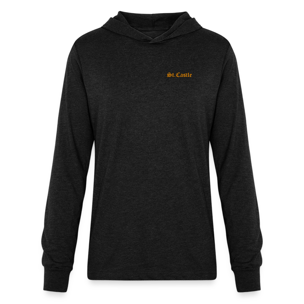 St Castle Unisex Long Sleeve Hoodie Shirt - heather black