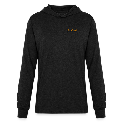 St Castle Unisex Long Sleeve Hoodie Shirt - heather black