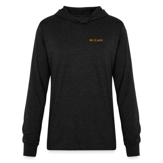 St Castle Unisex Long Sleeve Hoodie Shirt - heather black