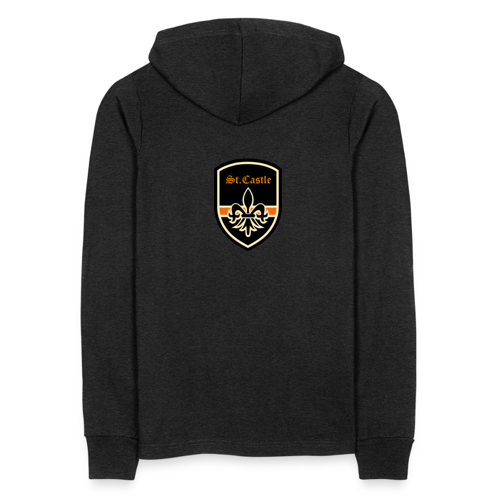 St Castle Unisex Long Sleeve Hoodie Shirt - heather black