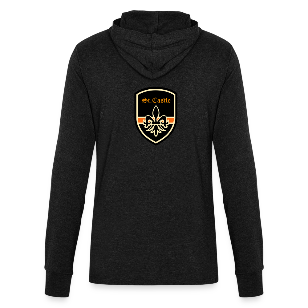 St Castle Unisex Long Sleeve Hoodie Shirt - heather black