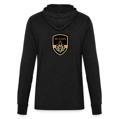 St Castle Unisex Long Sleeve Hoodie Shirt - heather black