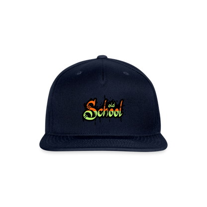 Snapback Baseball Cap - navy