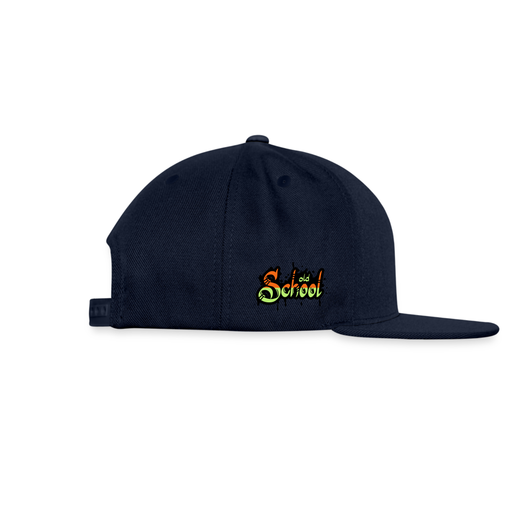 Snapback Baseball Cap - navy