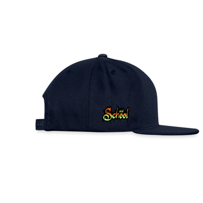 Snapback Baseball Cap - navy