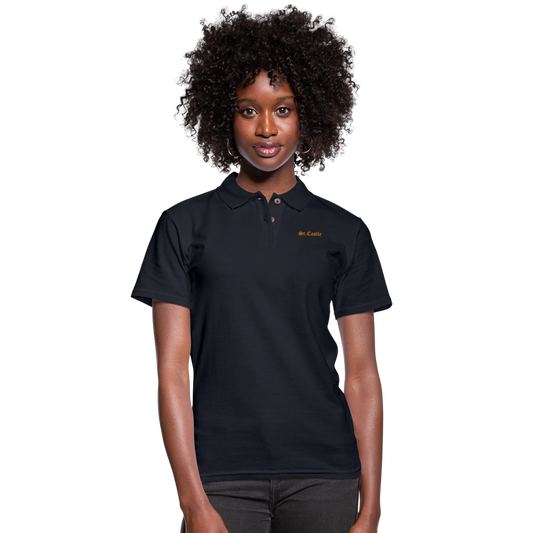 Women's Pique Polo Shirt St.Castle - midnight navy