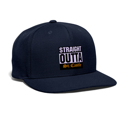 Snapback Baseball Cap - navy