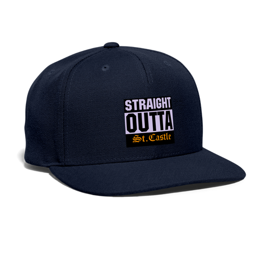 Snapback Baseball Cap - navy