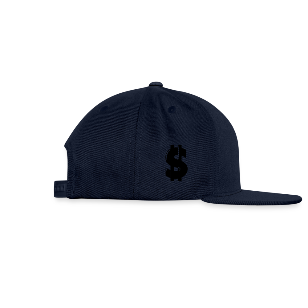 Snapback Baseball Cap - navy