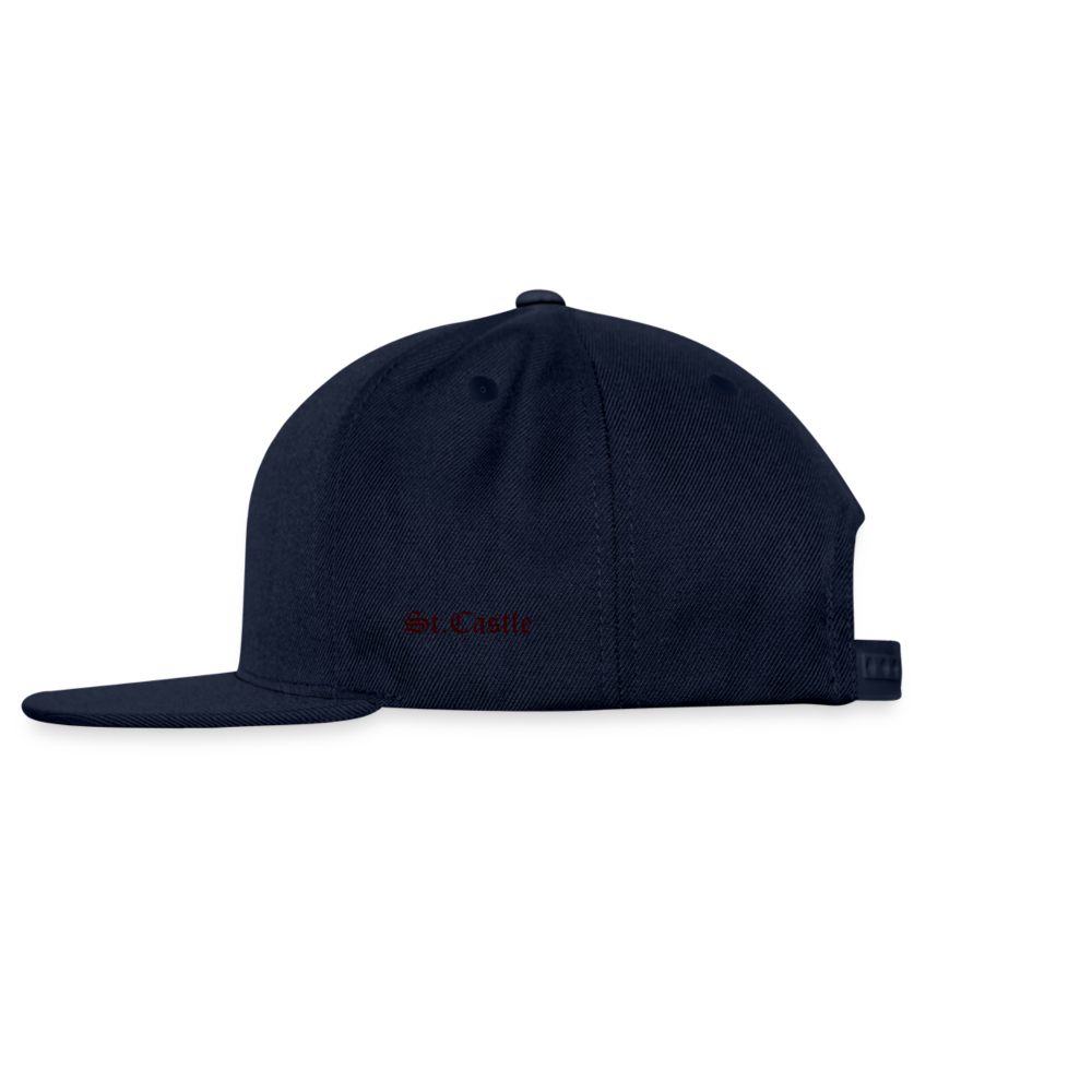 Snapback Baseball Cap - navy