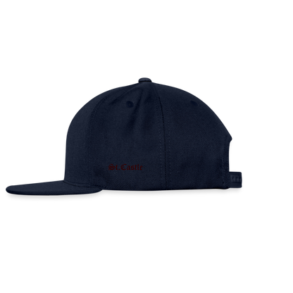 Snapback Baseball Cap - navy