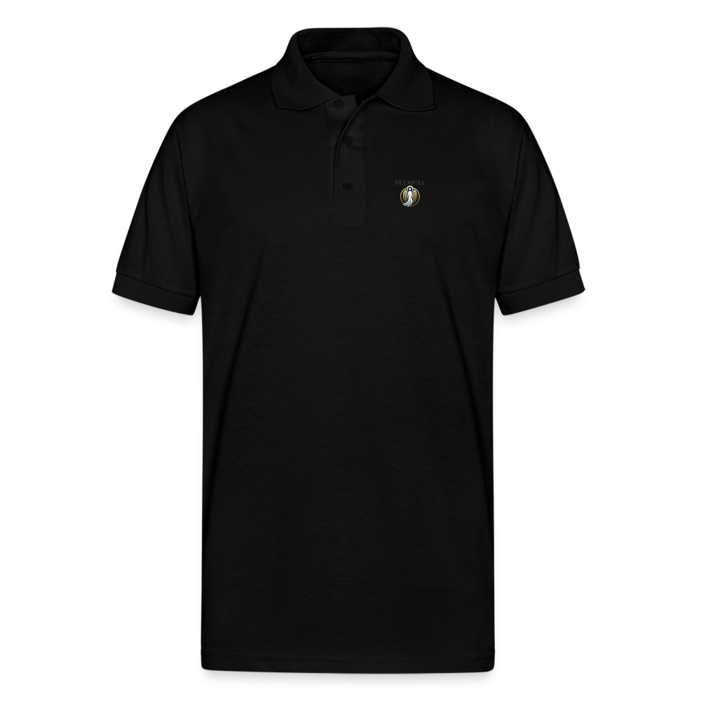 Gildan Unisex 50/50 Jersey Polo - black